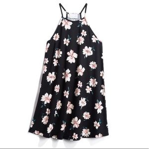 Stitch Fix French Grey Black Floral Dress